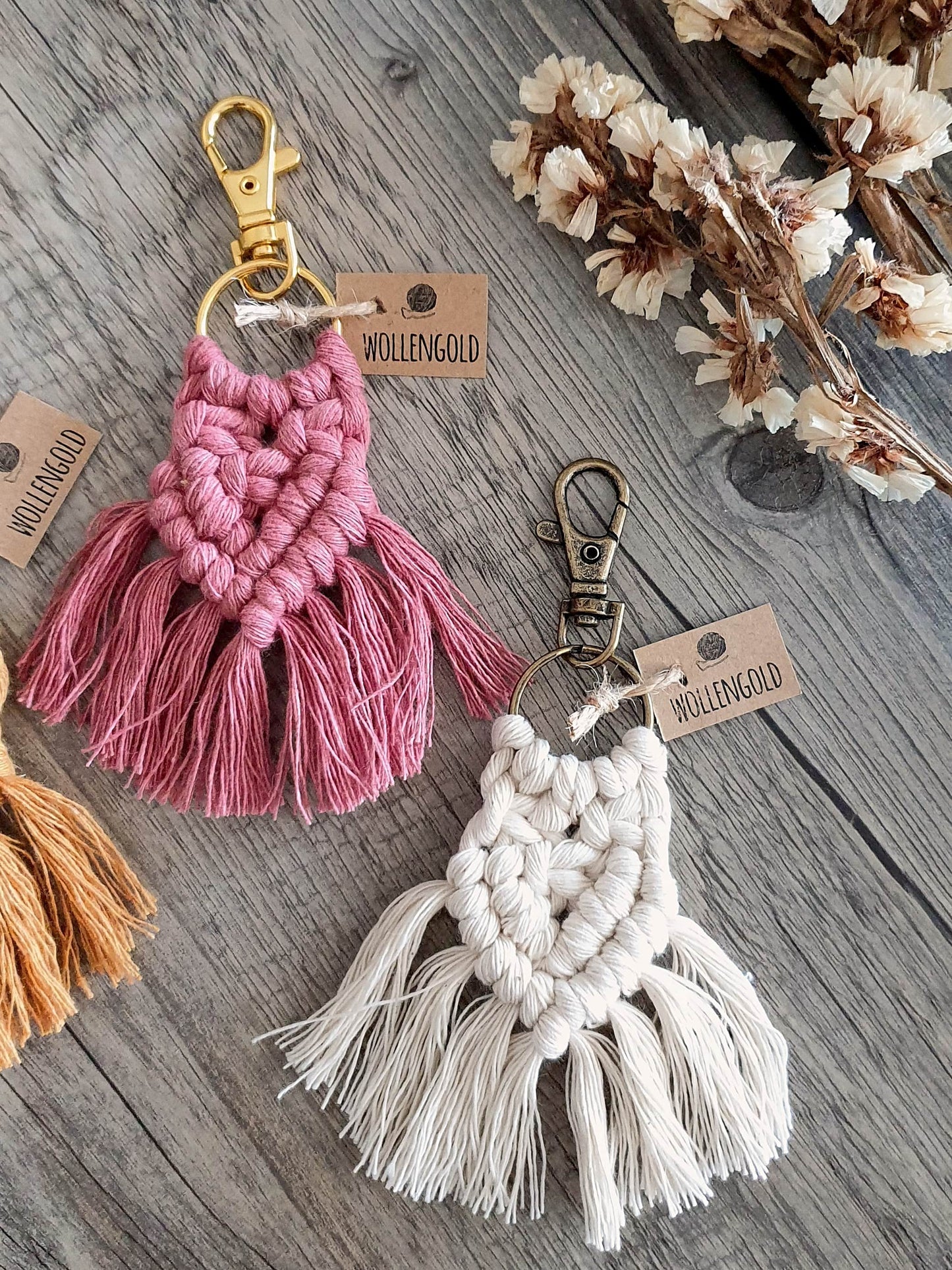 Makramee Schlüsselanhänger 'Boho'