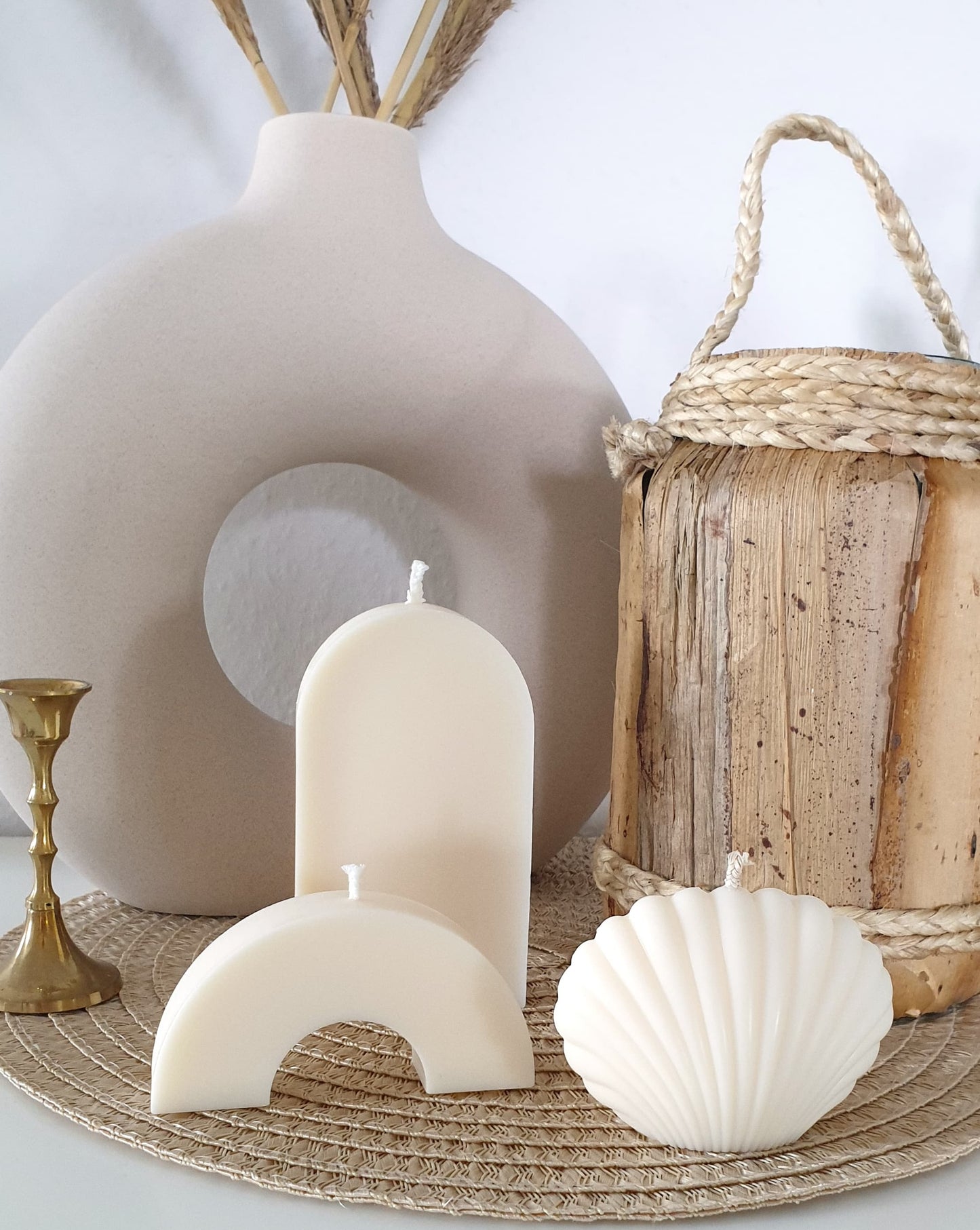 Kerze Muschel 'BOUGIE COQUILLAGE'