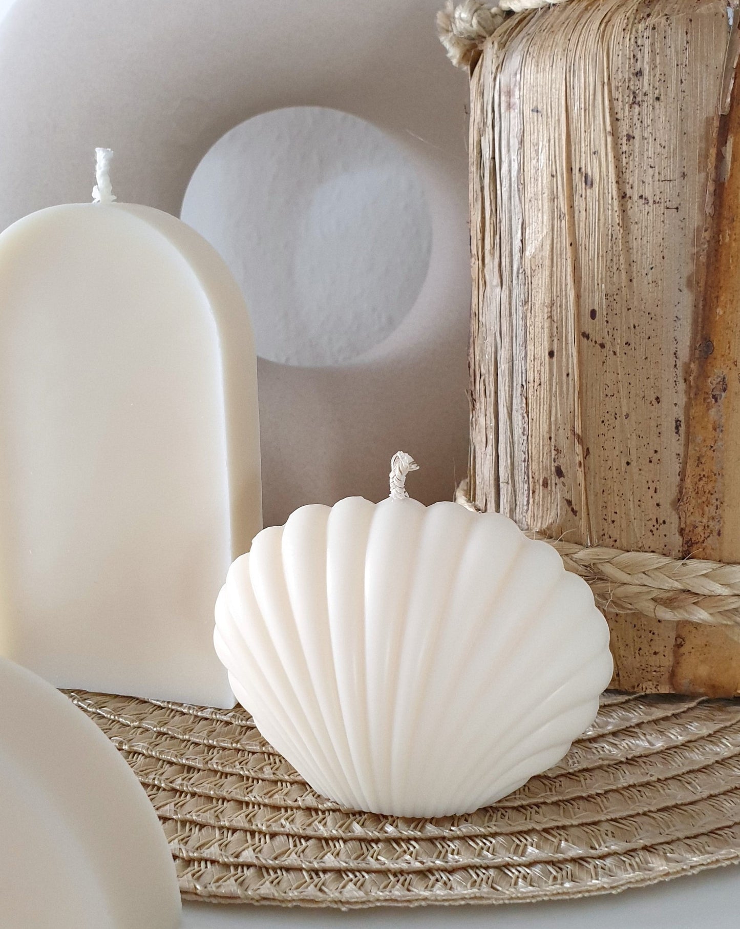 Kerze Muschel 'BOUGIE COQUILLAGE'