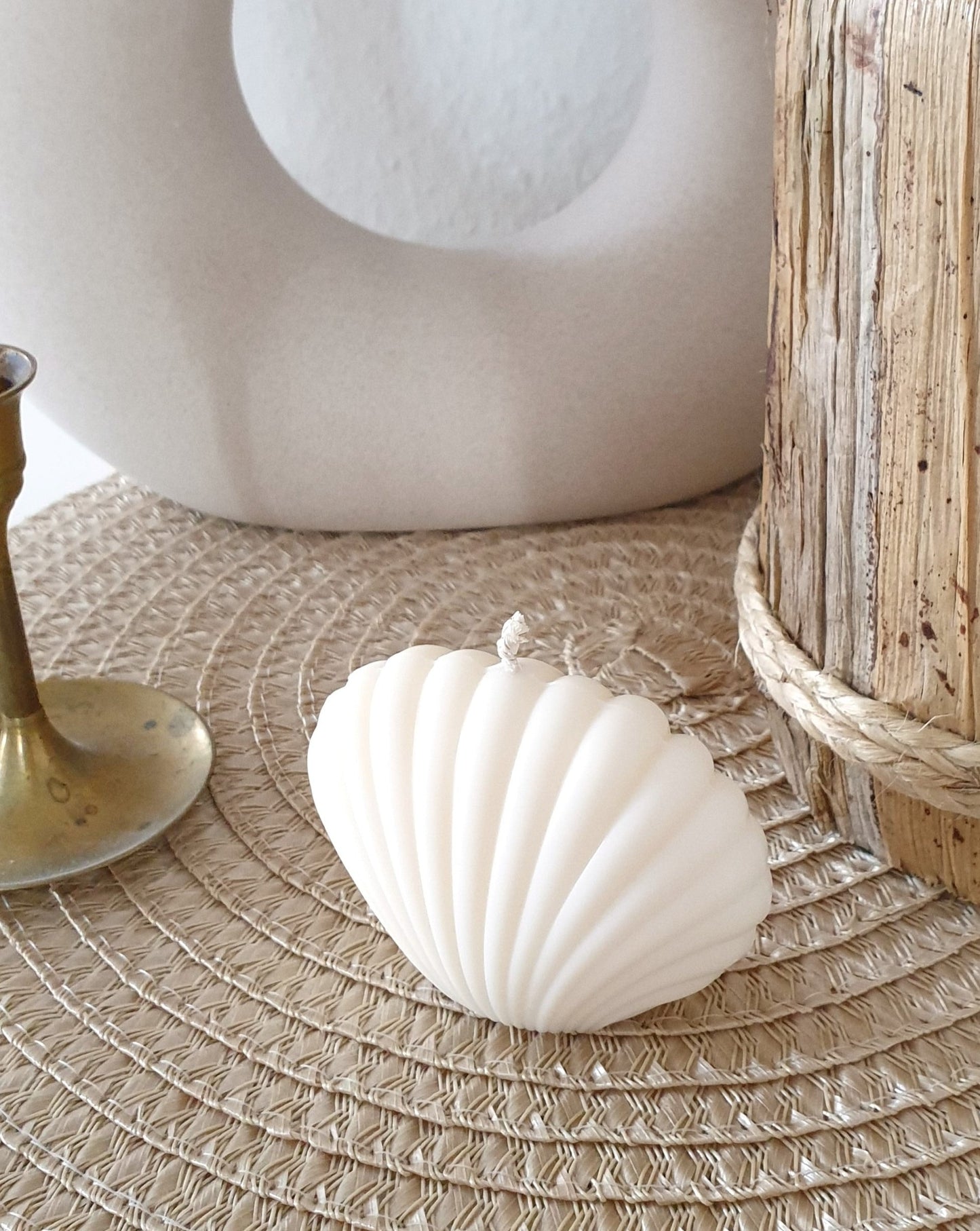 Kerze Muschel 'BOUGIE COQUILLAGE'
