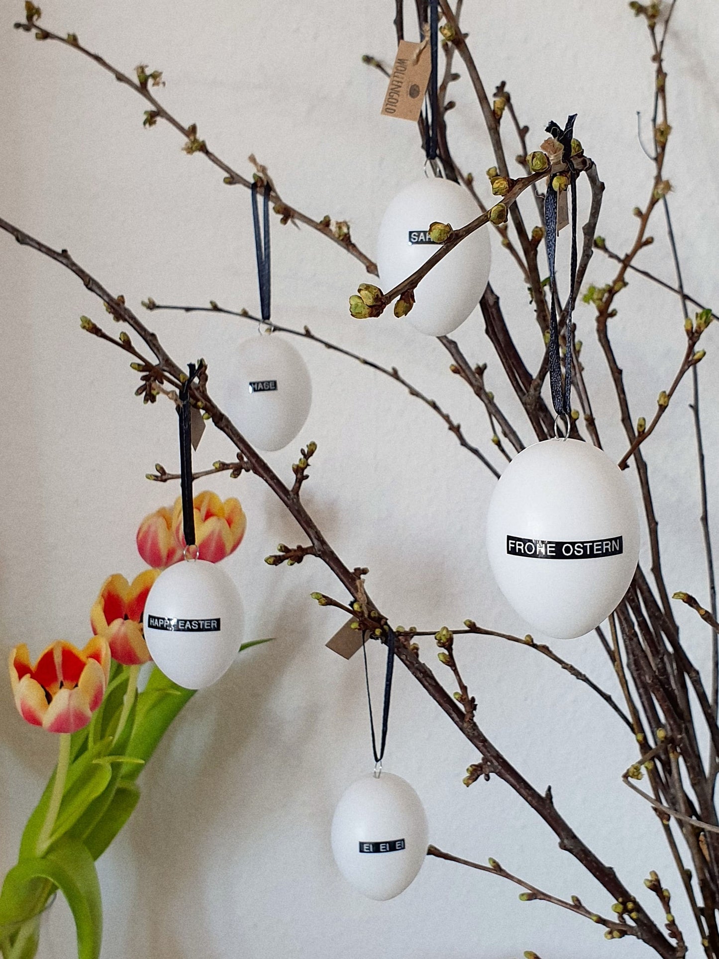 3er Set personalisierte Ostereier mit Name