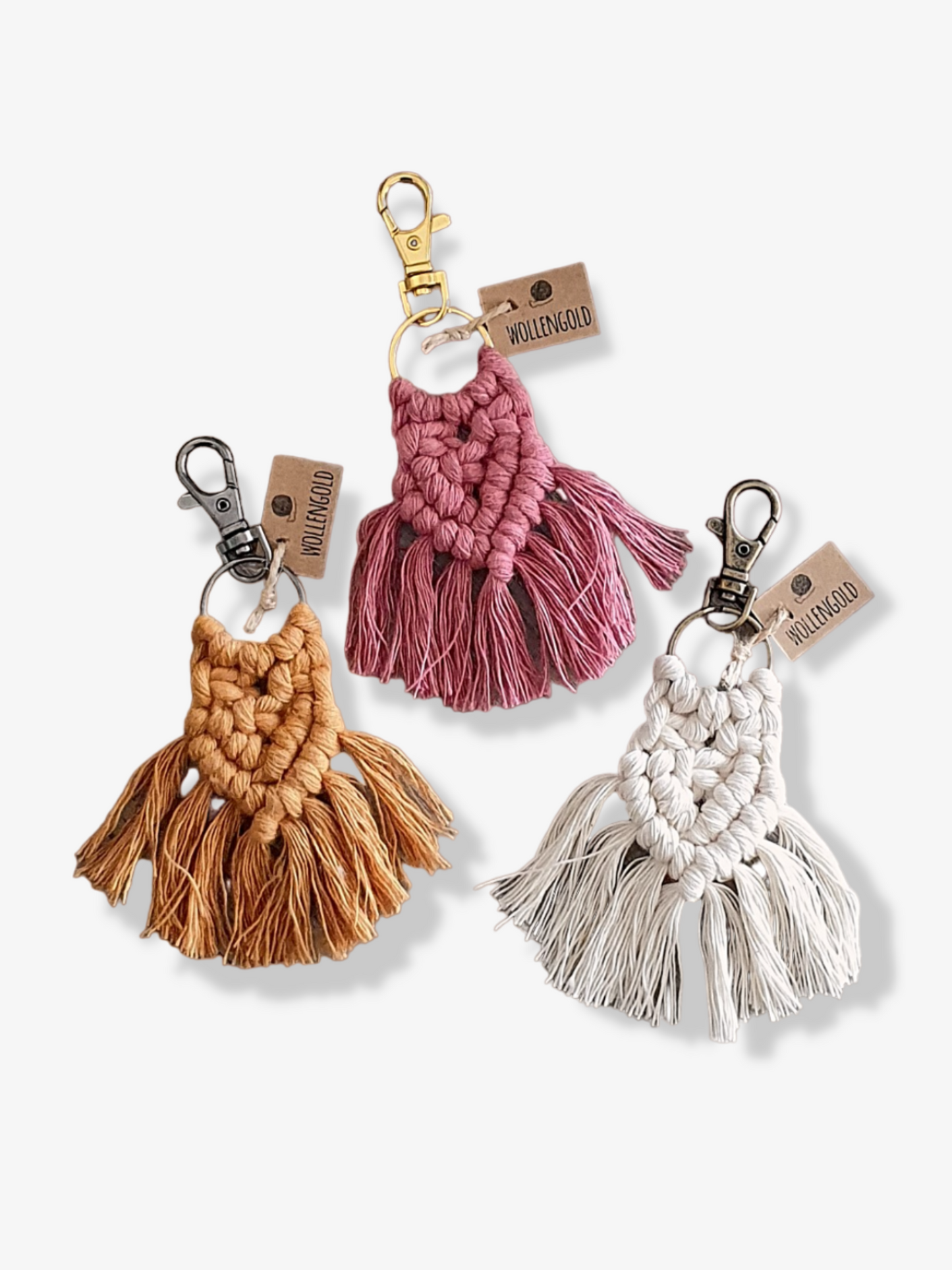 Makramee Schlüsselanhänger 'Boho'