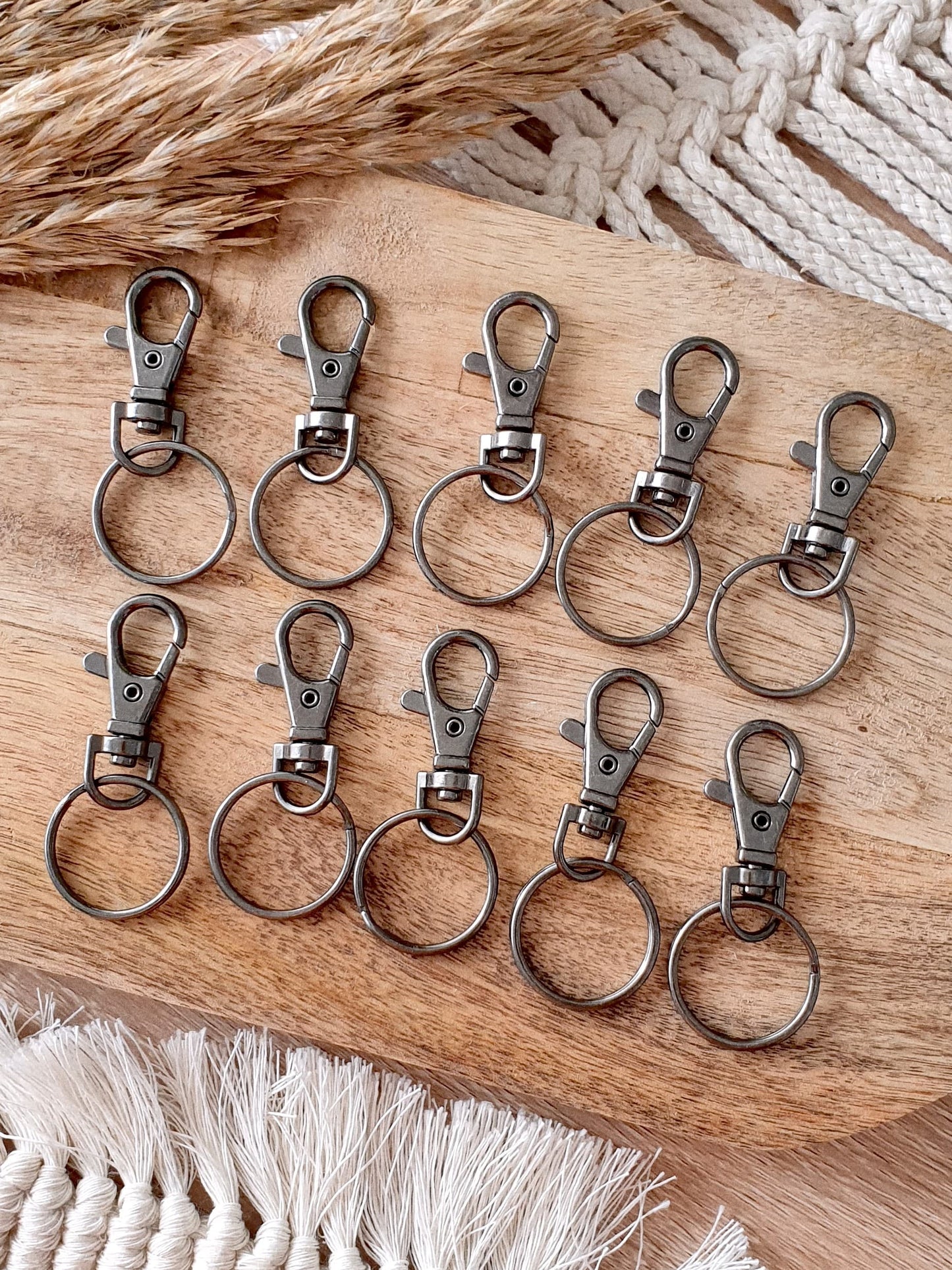 Schlüsselring mit Karabiner 360° drehbar