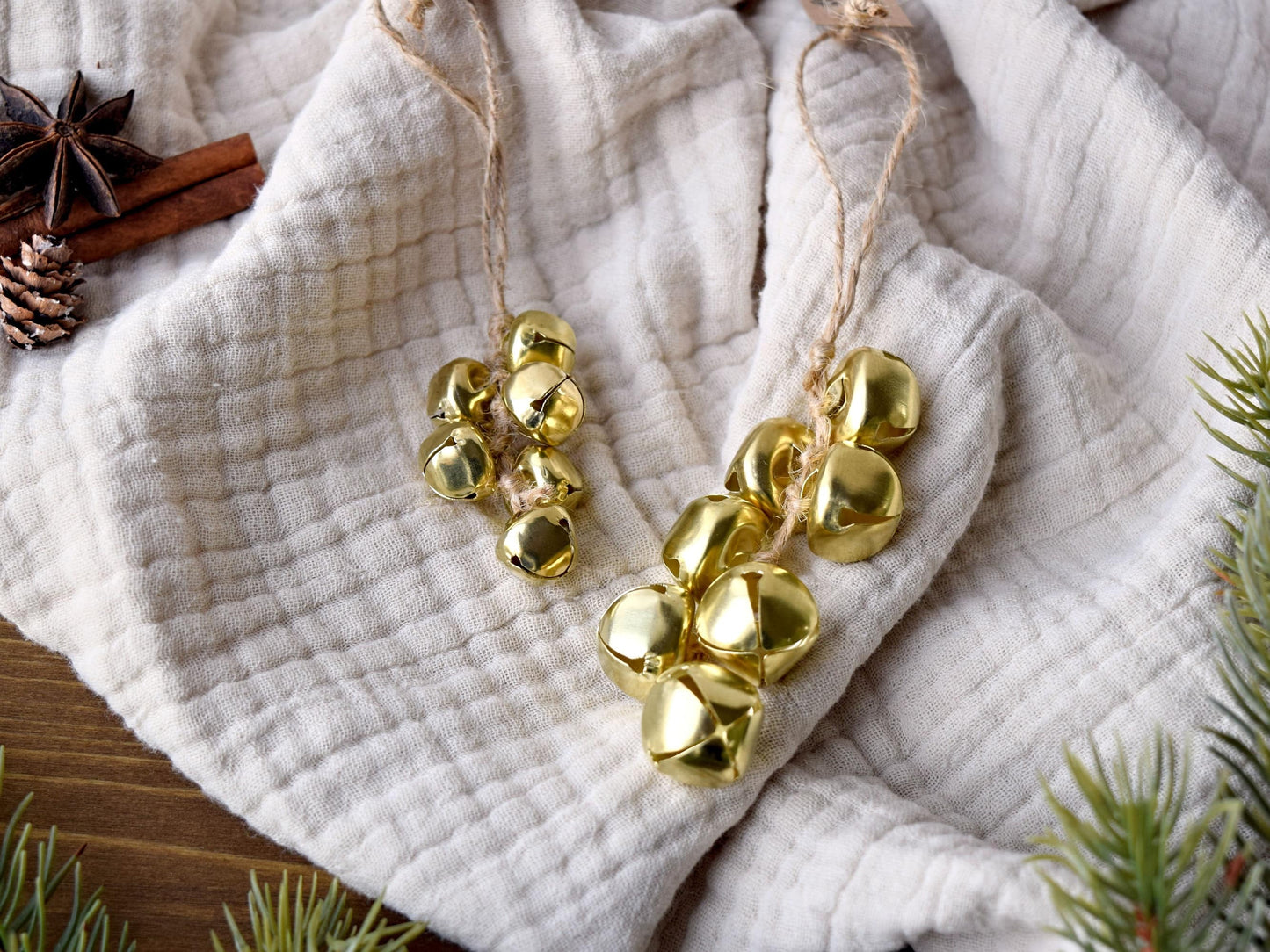 Jingle Bells 2tlg. Weihnachtsdeko Anhänger