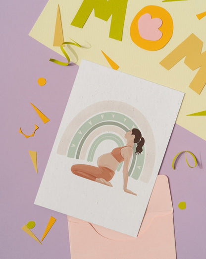 Grußkarte 'BABYBUMP'