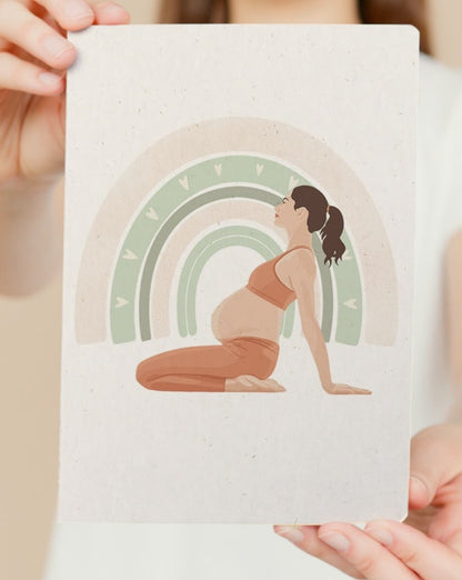 Grußkarte 'BABYBUMP'