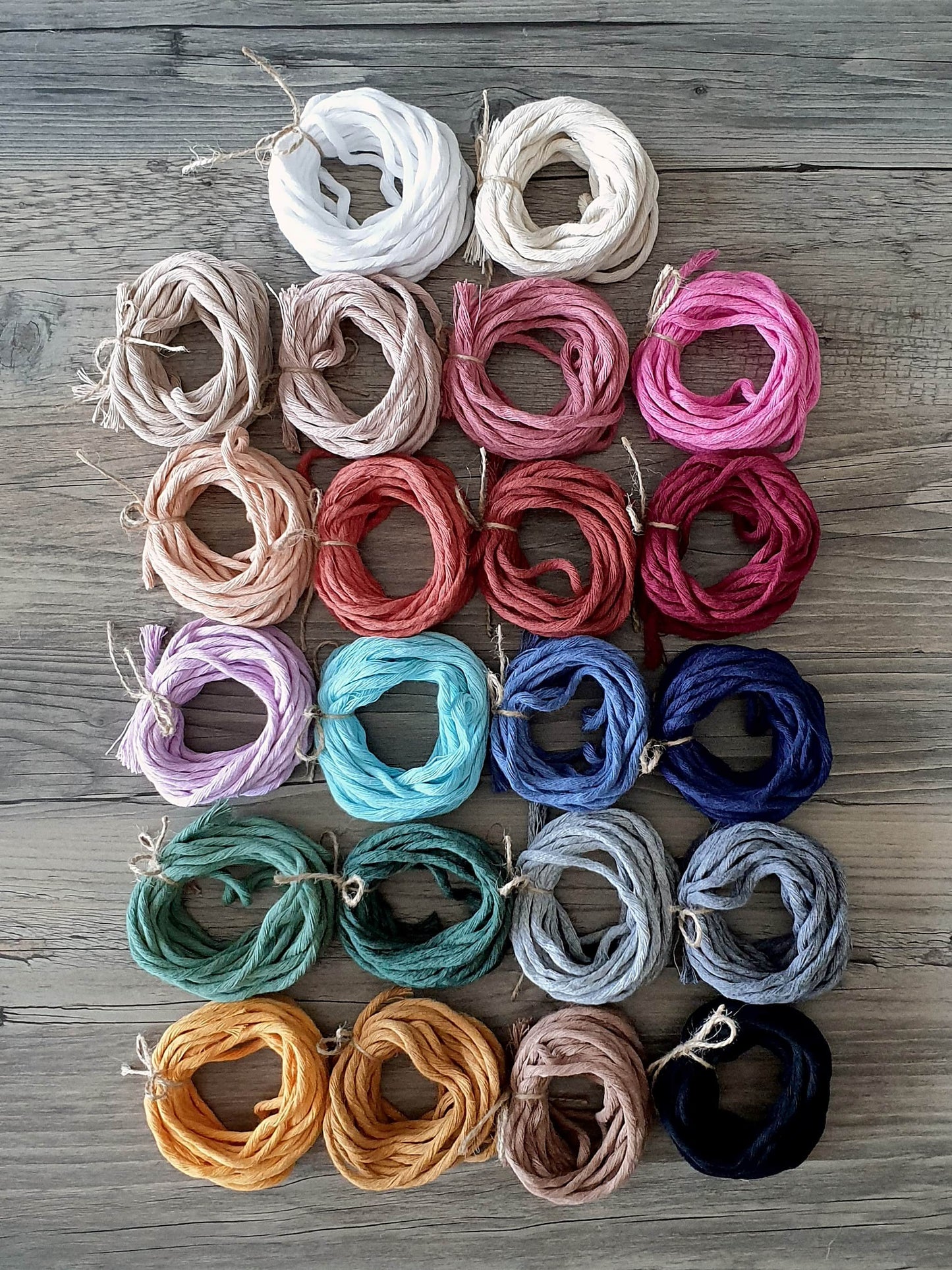 Makramee Garn 4mm, Meterware