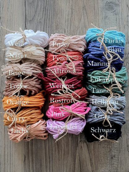 Makramee Garn 4mm, Meterware