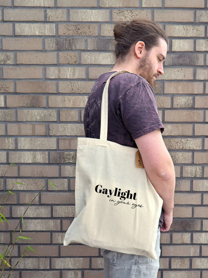 Baumwolltasche "Gaylight in your eyes"