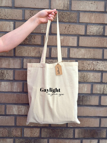 Baumwolltasche "Gaylight in your eyes"