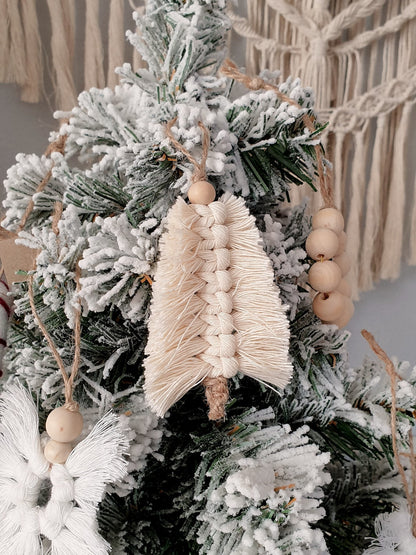 Makramee Tannenbaum Baumschmuck Anhänger